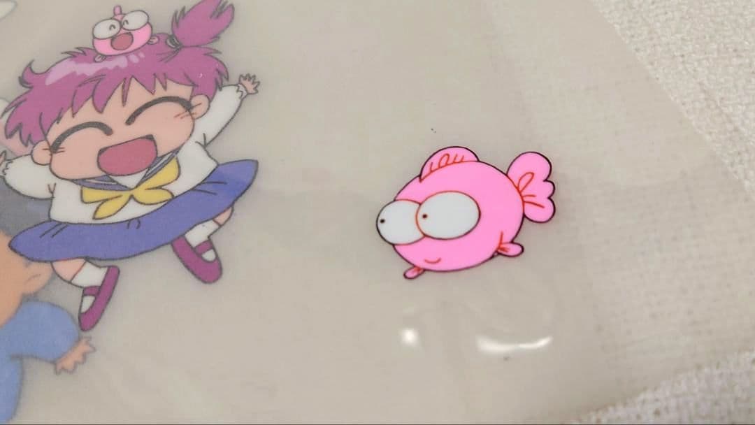 【当時物現品】きんぎょ注意報　実物セル画セット