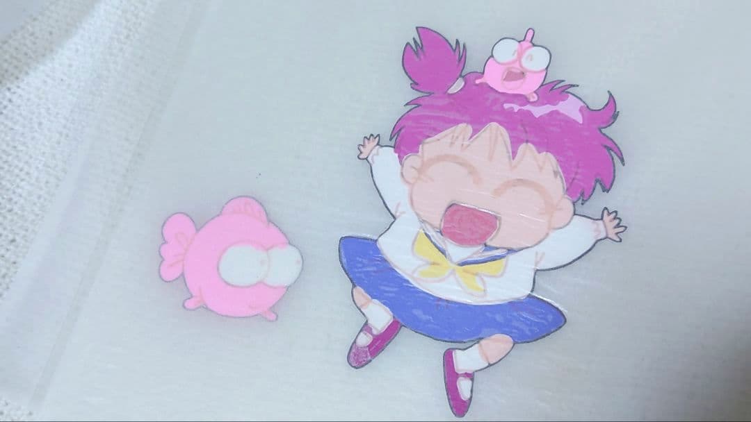 【当時物現品】きんぎょ注意報　実物セル画セット