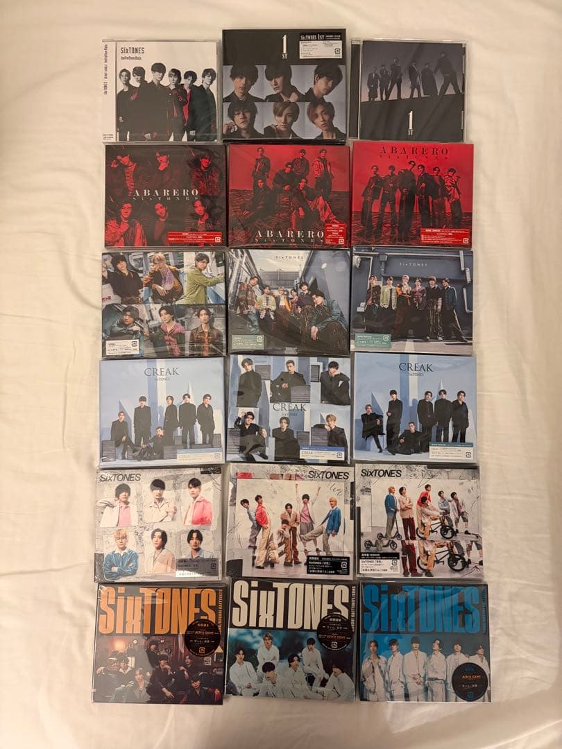 SixTONES CDシングルアルバム【特典付き】公式写真まとめ売り