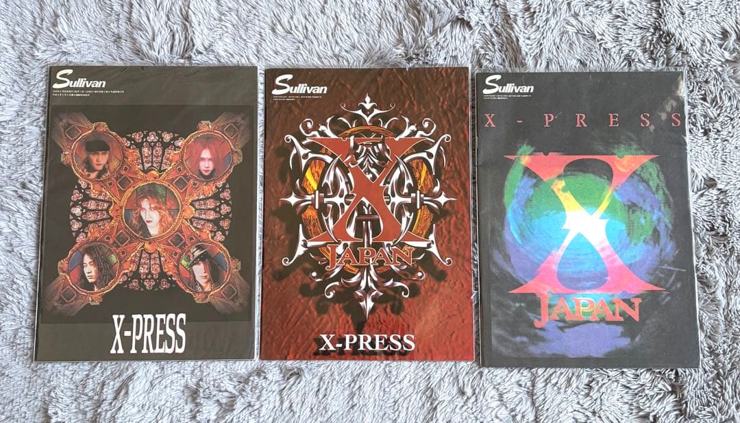 ① X JAPAN ファンクラブ　会報　24冊セットX-PRESS 会員証　他