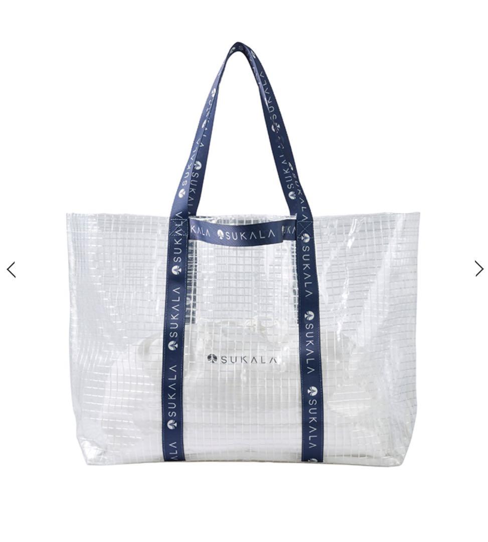 sukara クリアバッグ　ボトル　ポーチ　5点セット
