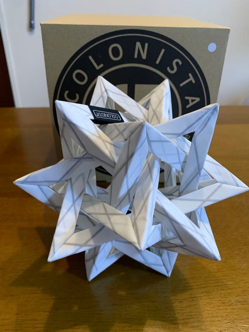 gennki 　COLONISTA 星型ランタンアクセサリー ホワイト