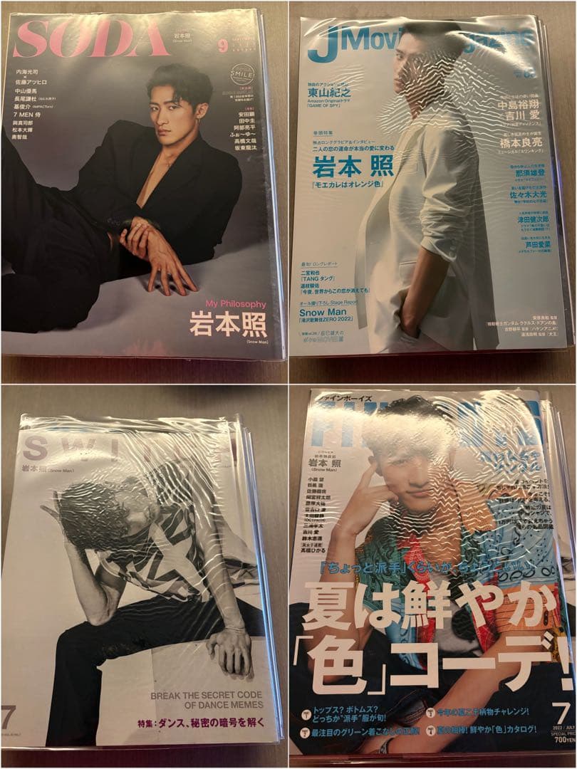 岩本照・渡辺翔太 雑誌20冊セット アクスタ ケース ドリボぬい　おまけ付き