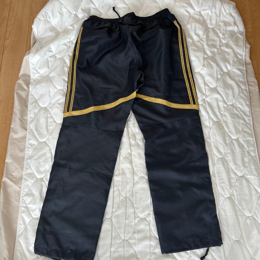 adidas ジップアップジャケット上下セット L ブラック/レッド/ゴールド