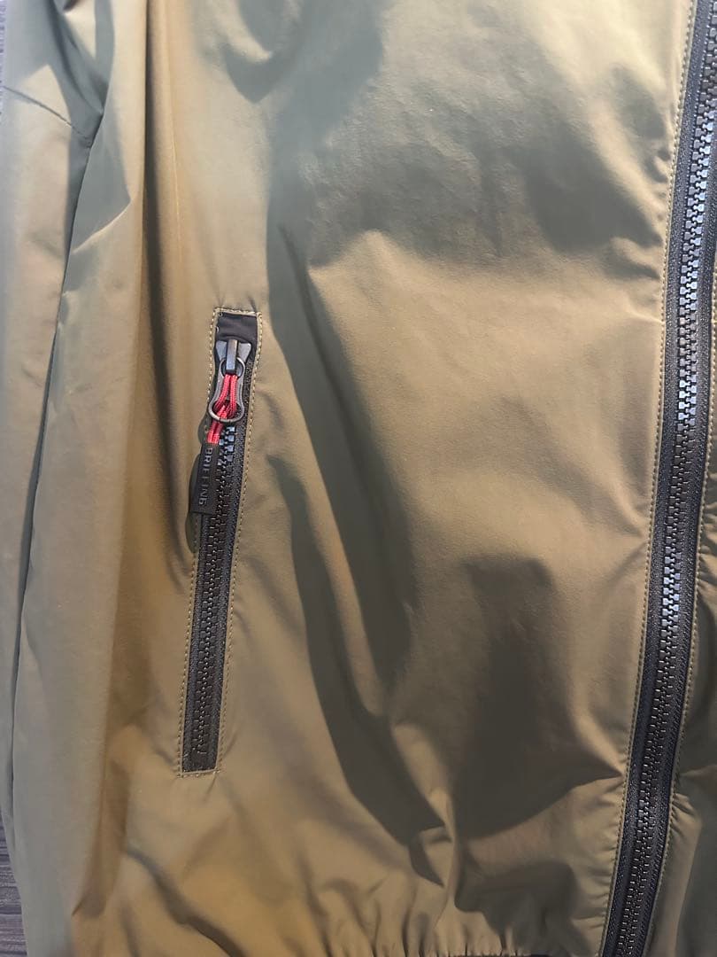 【極美品】BRIEFING GOLF オリーブ ジップアップベスト メンズ L