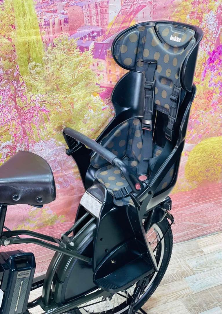 K2097 電動自転車ブリヂストン子供乗せ 20インチ 8.7Ah グリーン