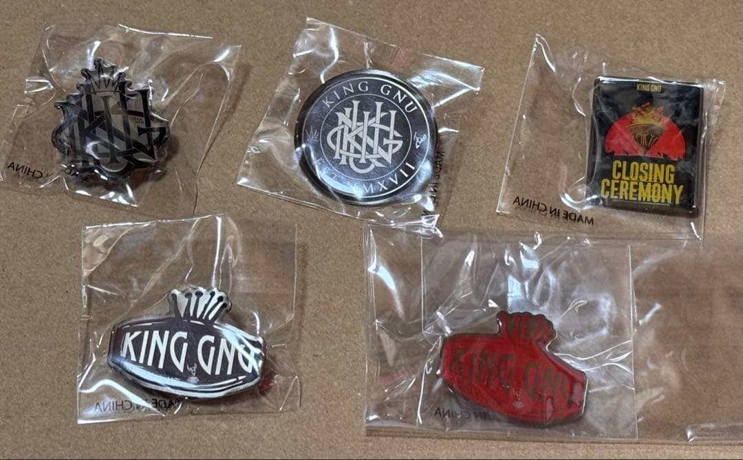 King Gnu CLOSING CEREMONY FC限定ガチャフルセット