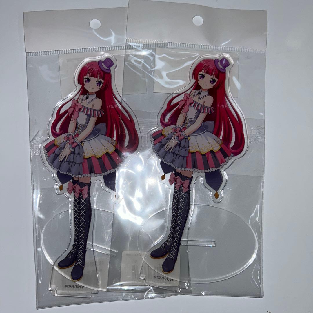 【新品未開封】プリパラ 缶バッジ7箱 ＆ アクスタ9点 ＆ 特典ポスカ20枚