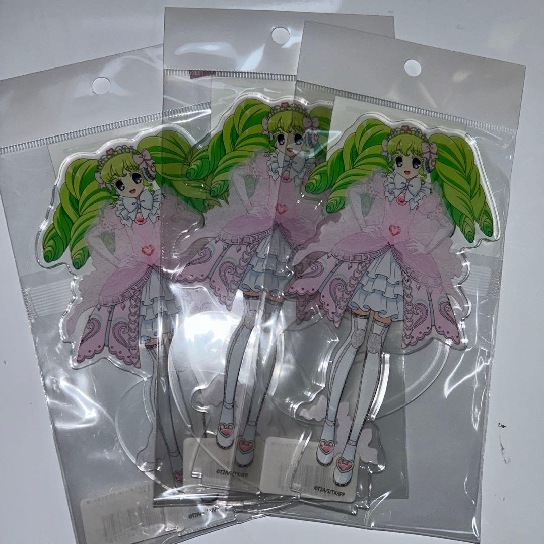 【新品未開封】プリパラ 缶バッジ7箱 ＆ アクスタ9点 ＆ 特典ポスカ20枚