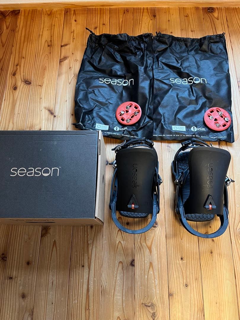 season ユニバーサル　スノーボードビンディング　サイズM