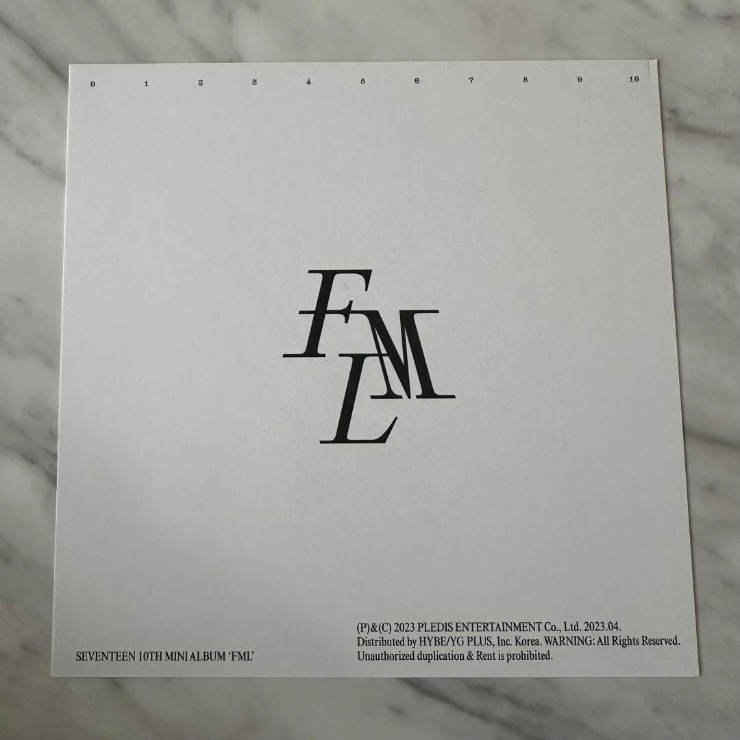 SEVENTEEN セブチ ジュン　直筆サイン　FML ④