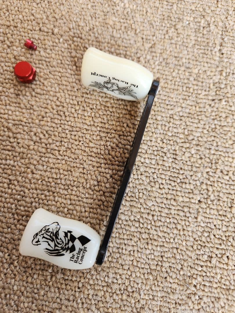 レア ZPI カーボンハンドル 92mm シマノ用 グラフィックボーンノブ