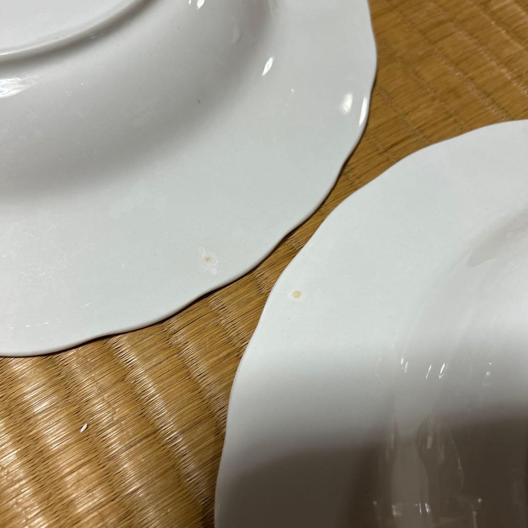 NIKKO ピオニール　花柄陶磁器　4枚　ヴィンテージ　皿　深皿　スープ　カレー