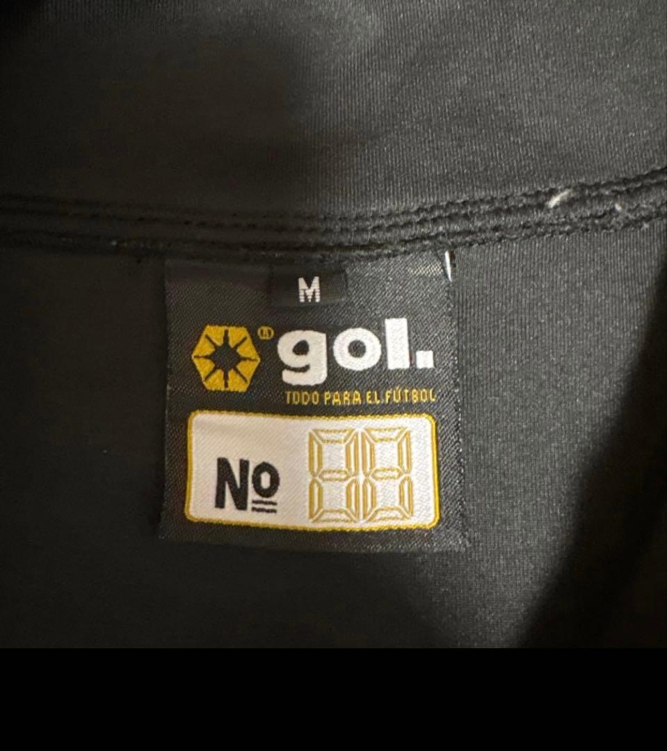 gol. 黒 ジップアップジャケット Mサイズ