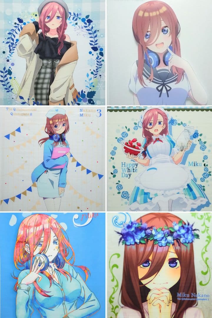 五等分の花嫁 中野三玖 タペストリー まとめ売り