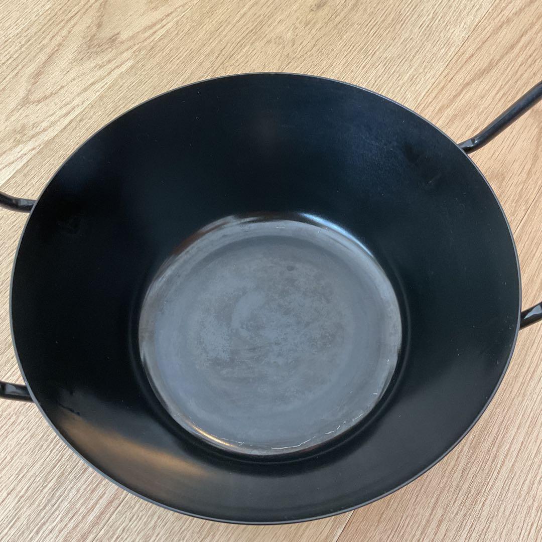 ラバーゼ labase 鉄揚げ鍋 22cm 3点セット