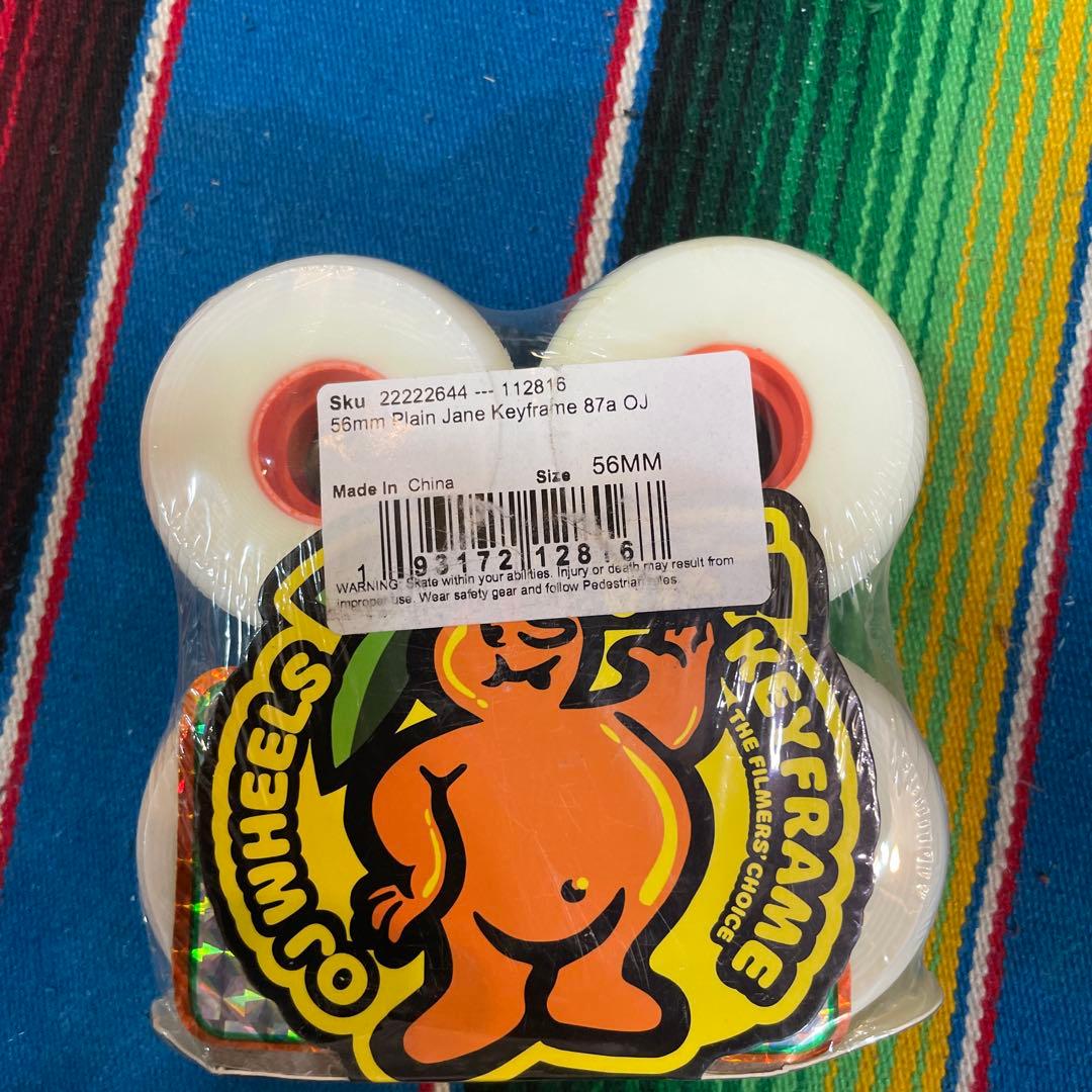 OJ WHEELS Keyframe 56mm 87A スケート　ウィール