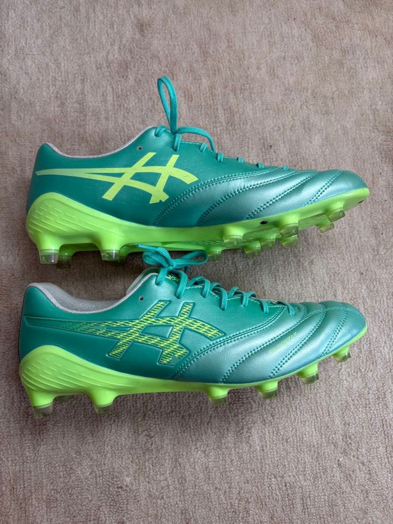 ASICS サッカーシューズ グリーン スパイク