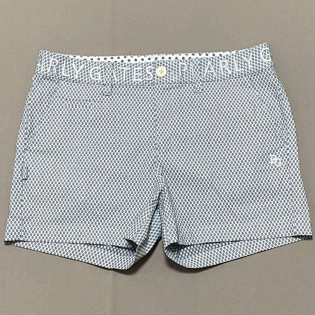 【美品】パーリーゲイツPEARLY GATES 小花柄総柄ショートパンツ 2