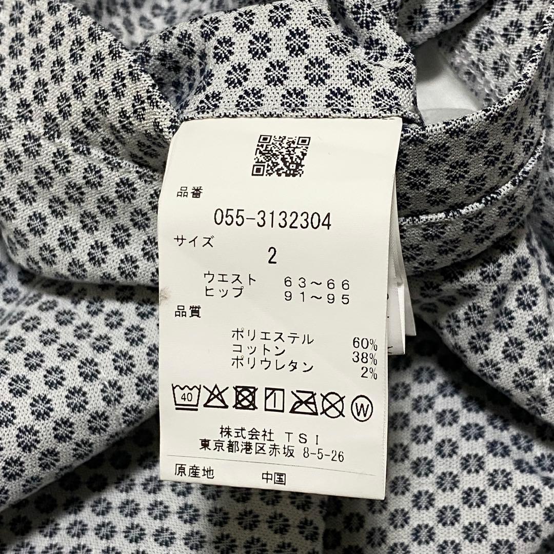 【美品】パーリーゲイツPEARLY GATES 小花柄総柄ショートパンツ 2