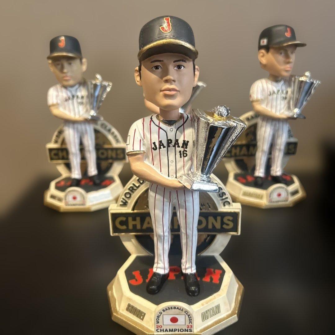2023 WBC優勝記念ボブルヘッド　大谷翔平　村上宗隆　吉田正尚　オマケ有