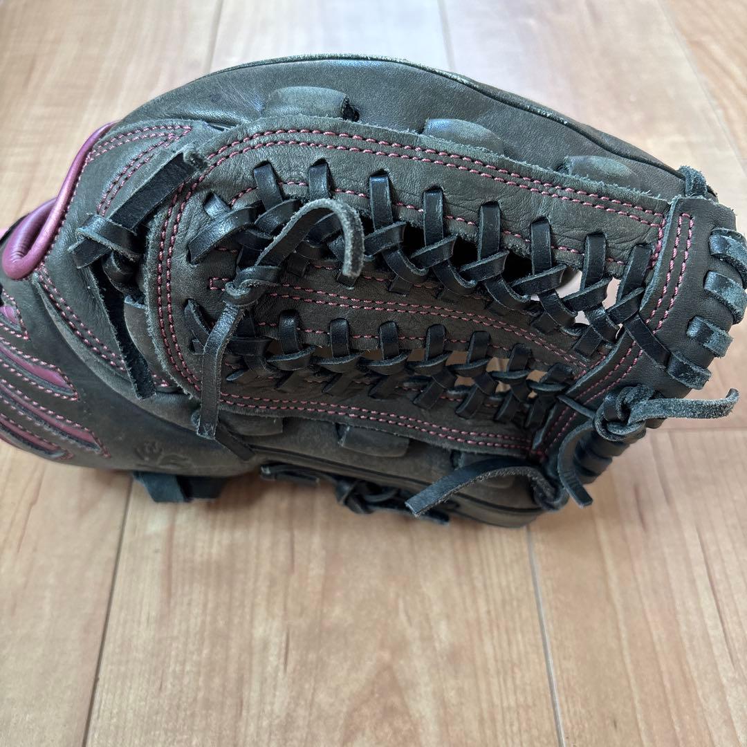 Mizuno 軟式グローブ 黒/ピンク　右投げ用　最終値下げ！