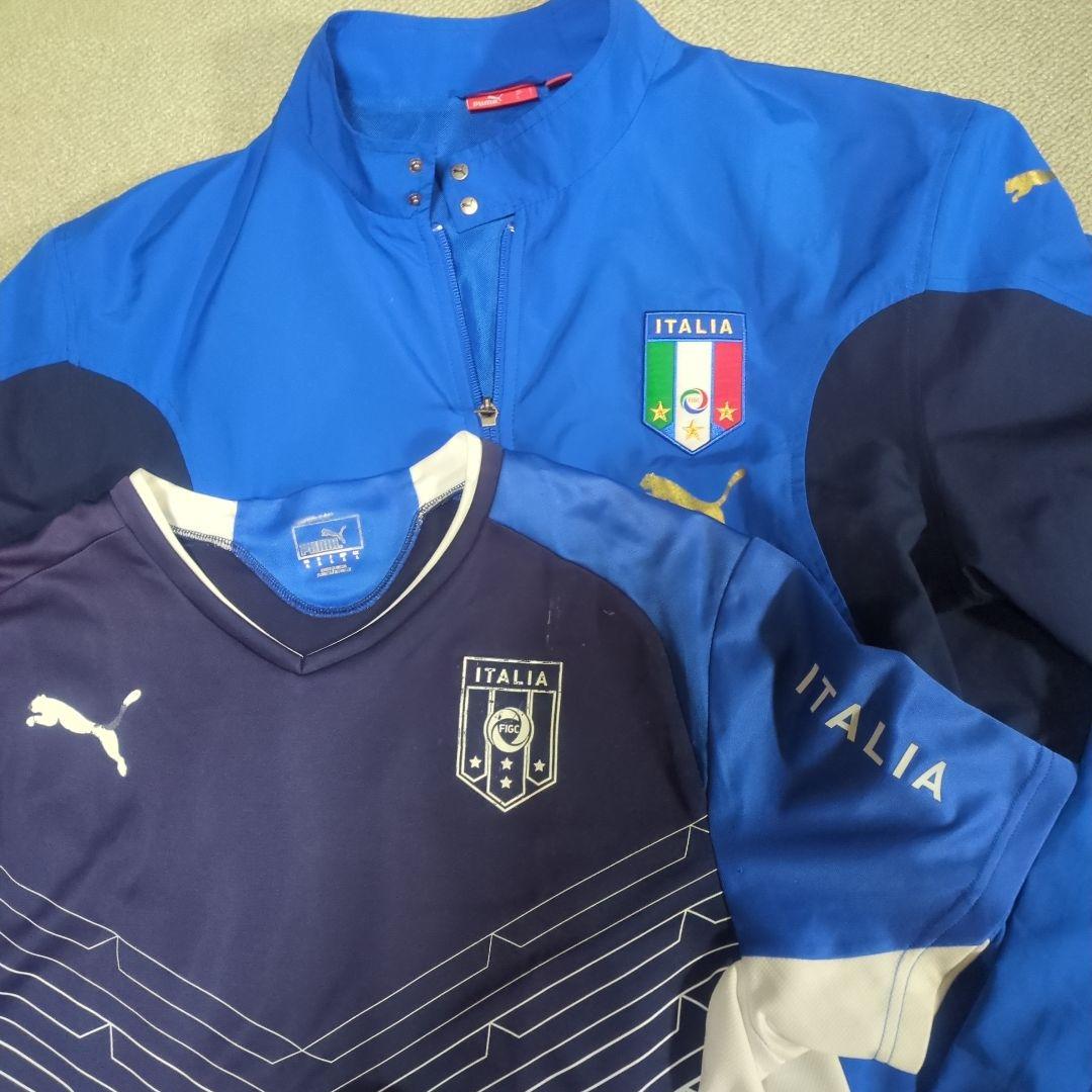 3点イタリア代表プーマ正規品セット　ウーブンジャケット　＋　ウェア＋パンツ