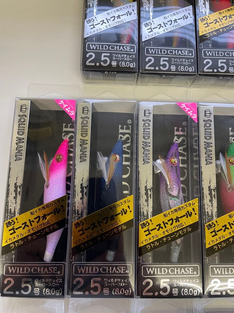 スクイッドマニア　ワイルドチェイス　2.5 16セット オモリグ　イカメタル
