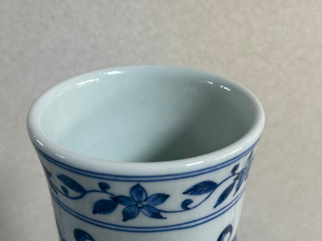 中国　染付　龍紋大瓶　故宮　送料込み260321