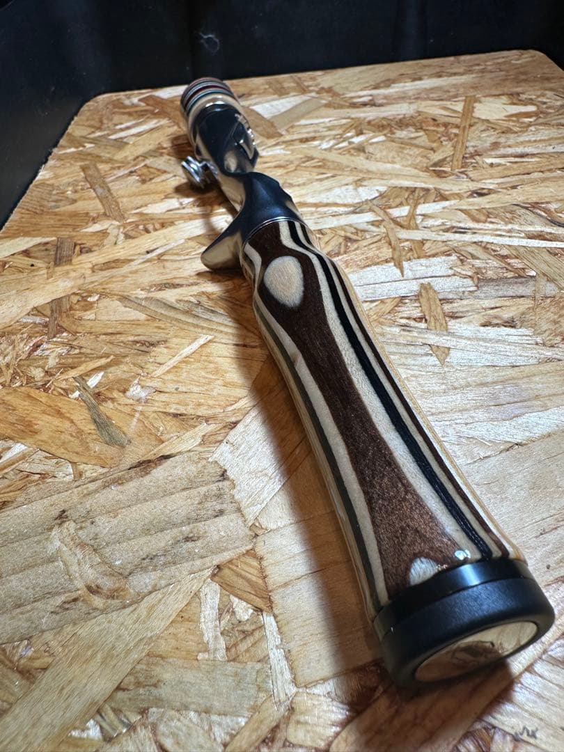 渓流釣り　トップウォーター　自作グリップ　ロープロ