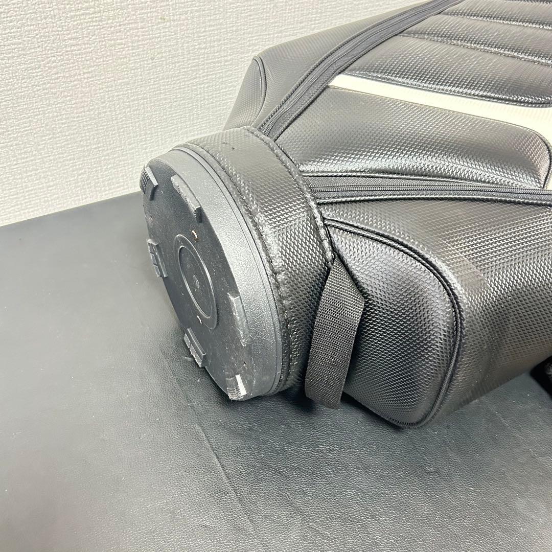 ブリヂストンゴルフ キャディバッグ 9.0型 ブラック／レッド 美品