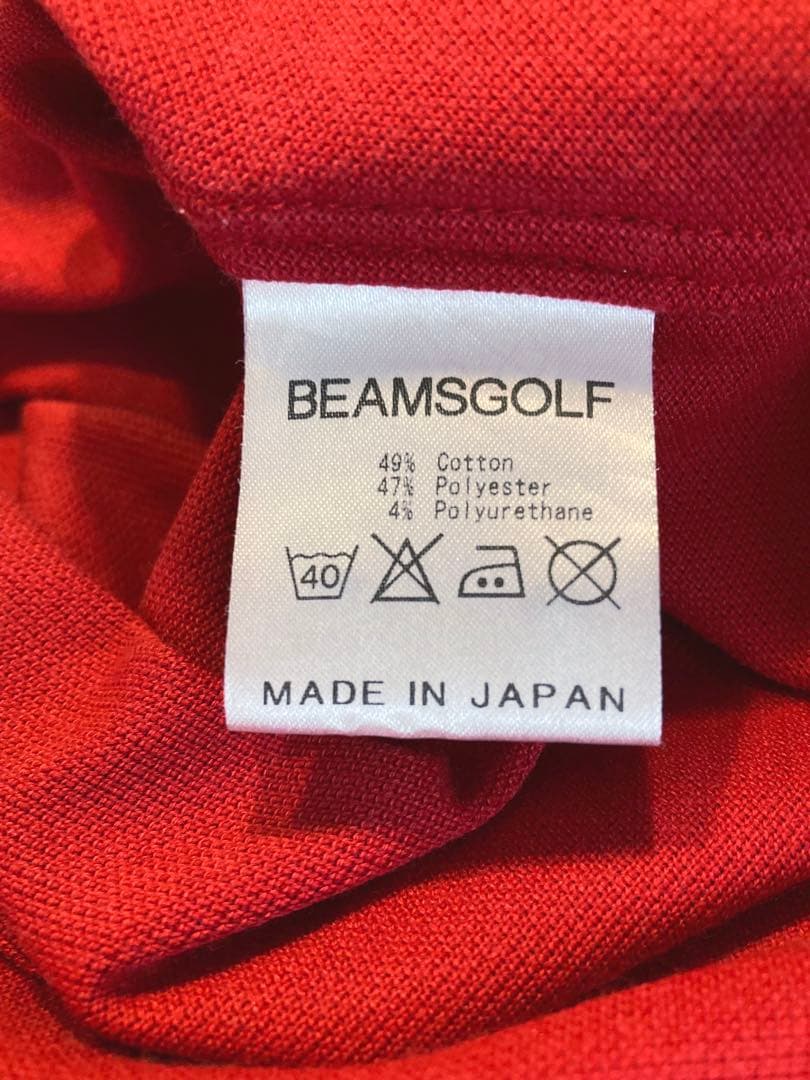 Beams Golf タラッティ ベア鹿の子 BDポロシャツ