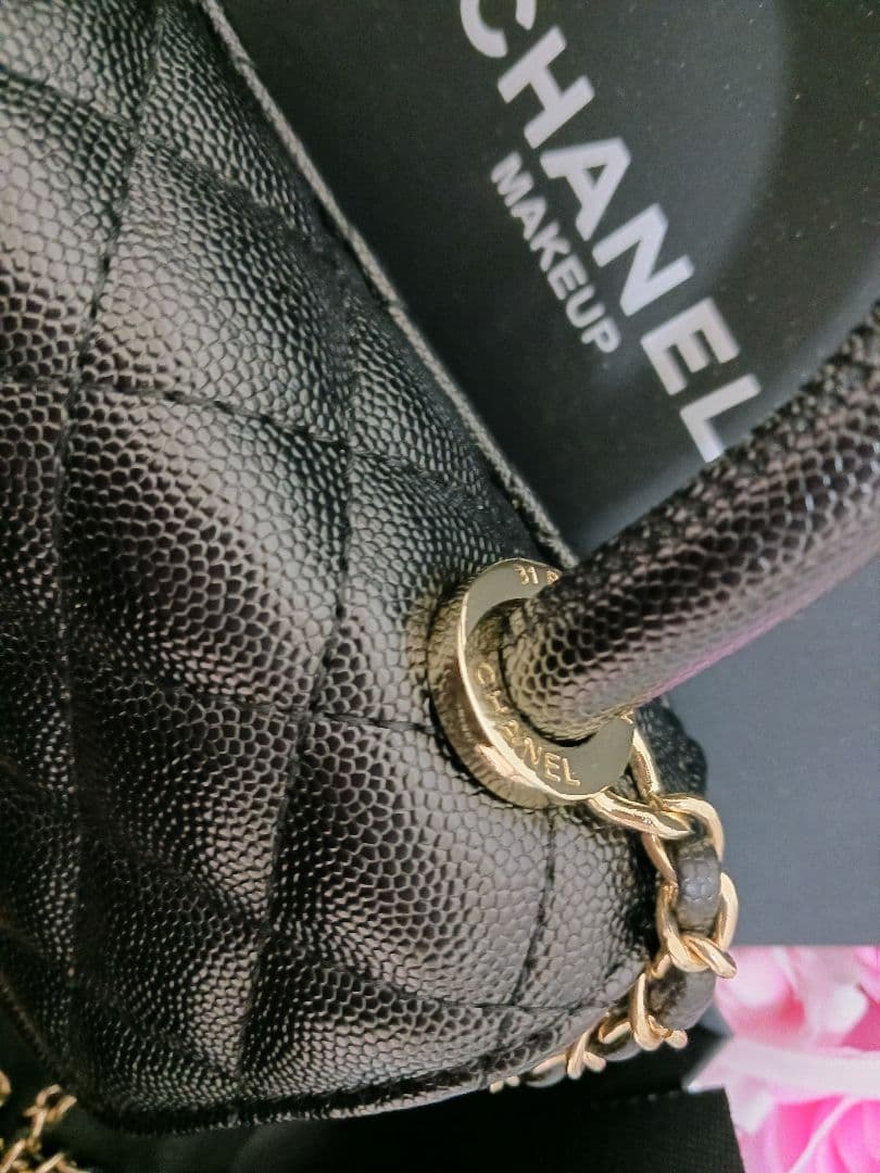 CHANELシャネルノベルティ ハンドバッグ チェーンショルダー