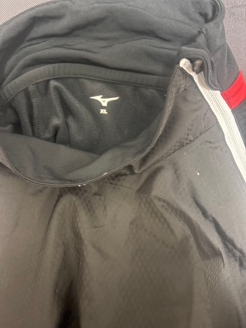Mizuno ハイネック長袖ジャージ ブラック セットアップ