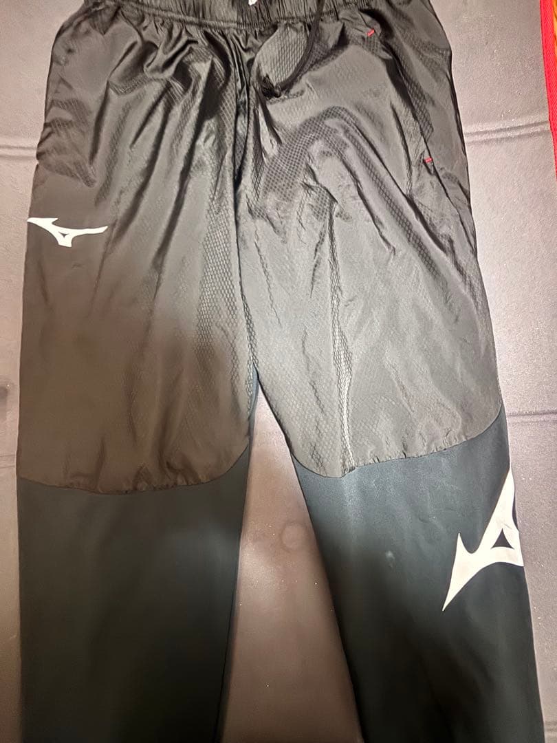 Mizuno ハイネック長袖ジャージ ブラック セットアップ