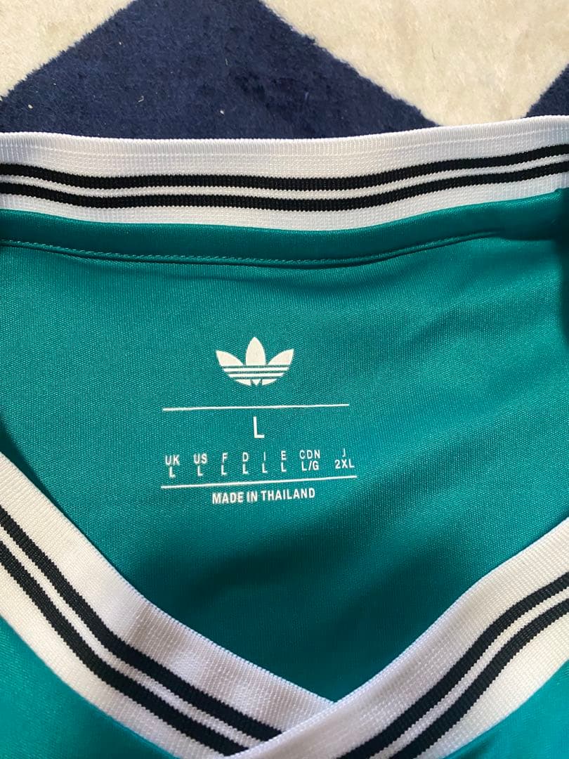 リバプール Adidas シャツ ターコイズ 2XL