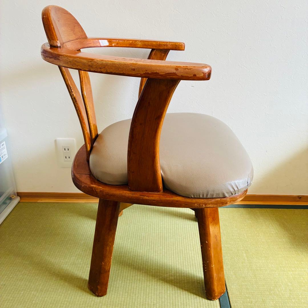 TOKYO PARAWOOD ダイニングチェア 回転 木製チェア 昭和レトロ