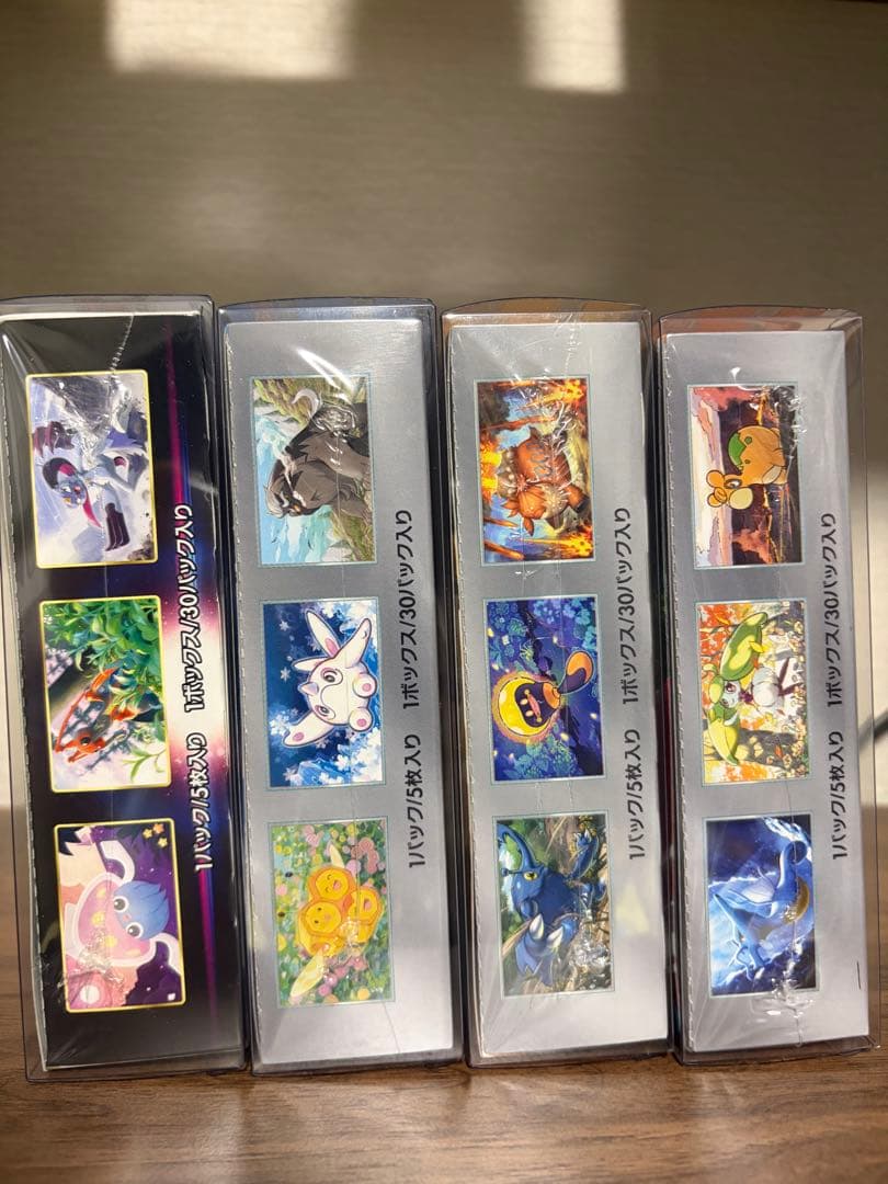 ポケモンカードゲーム 未開封シュリンク付き4BOX