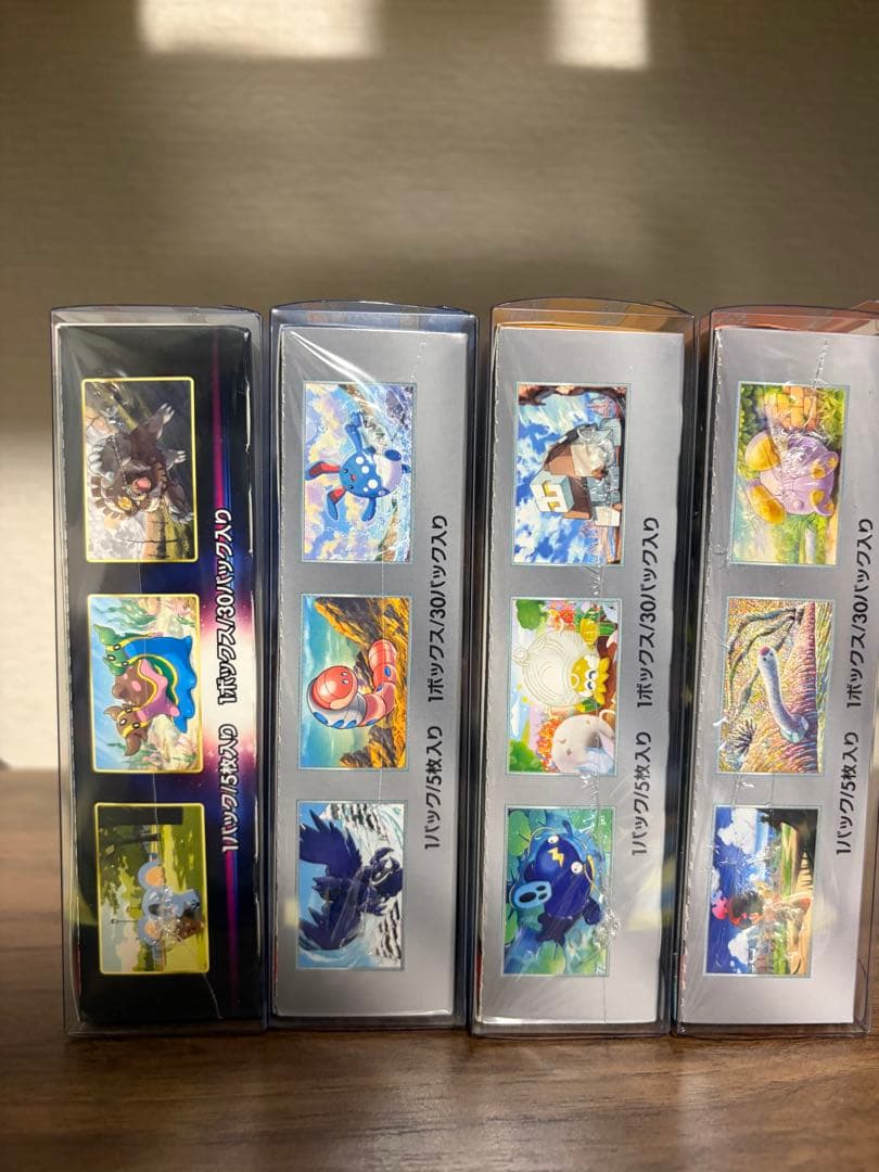 ポケモンカードゲーム 未開封シュリンク付き4BOX