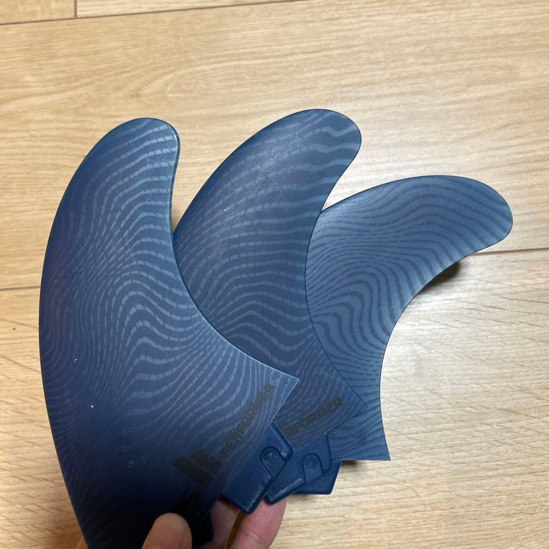 美品　fCS2 パフォーマー ラージ　ネオグラス　エコブレンド　フィン