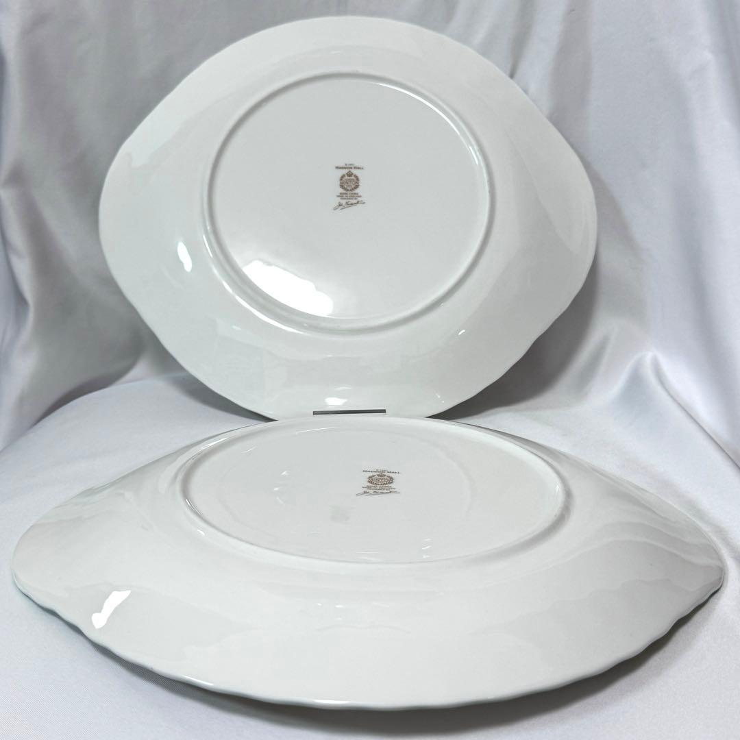 Minton ミントン ハドンホール グリーン B&Bプレート 27㎝ 2set