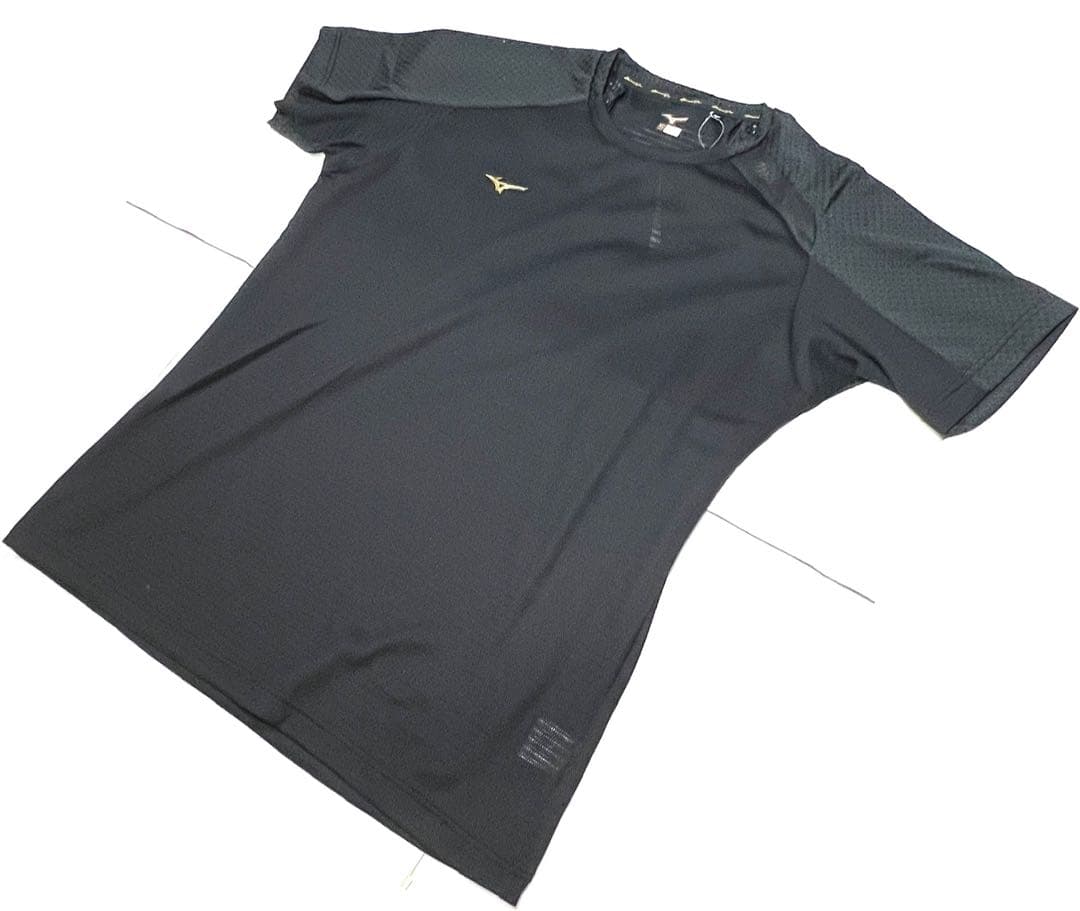 【ミズノプロ】 直営店限定 クーリングTシャツXO ブラック 12JACT82