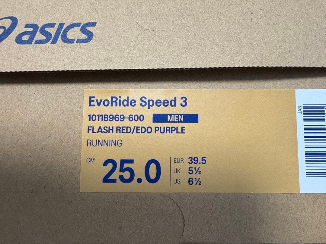 スパイク・シューズ ASICS EvoRide Speed 3 25.0cm