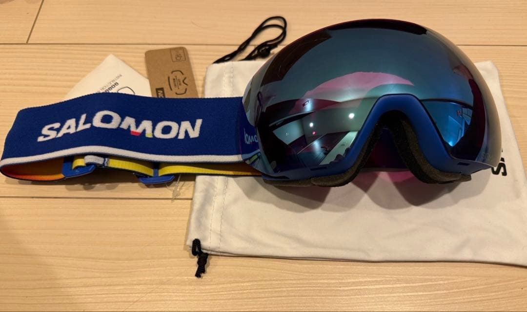 SALOMONゴーグル RADIUM PRO SIGMA RACE BLUE