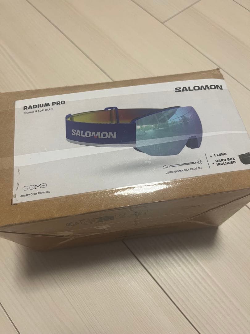 SALOMONゴーグル RADIUM PRO SIGMA RACE BLUE