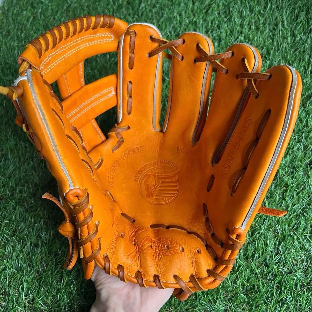 【新品未使用】久保田スラッガー 軟式グローブ 24MS【湯もみ型付け済】