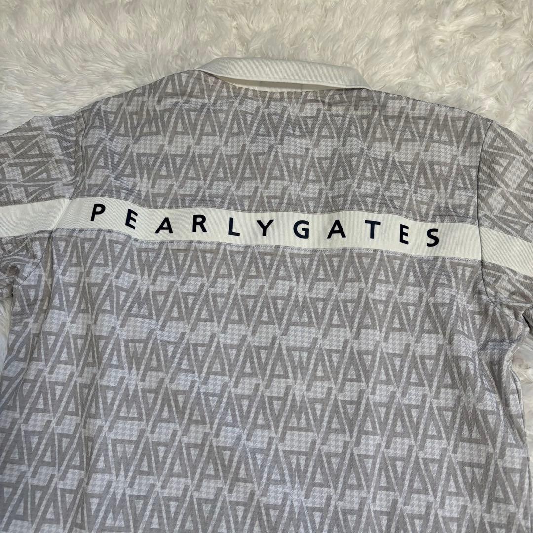 PEARLY GATES メンズ ポロシャツ M ゴルフウェア 総柄 高級