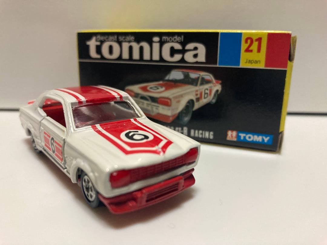 トミカ　日本製　ニッサン　スカイラインレーシング　1Eホイール