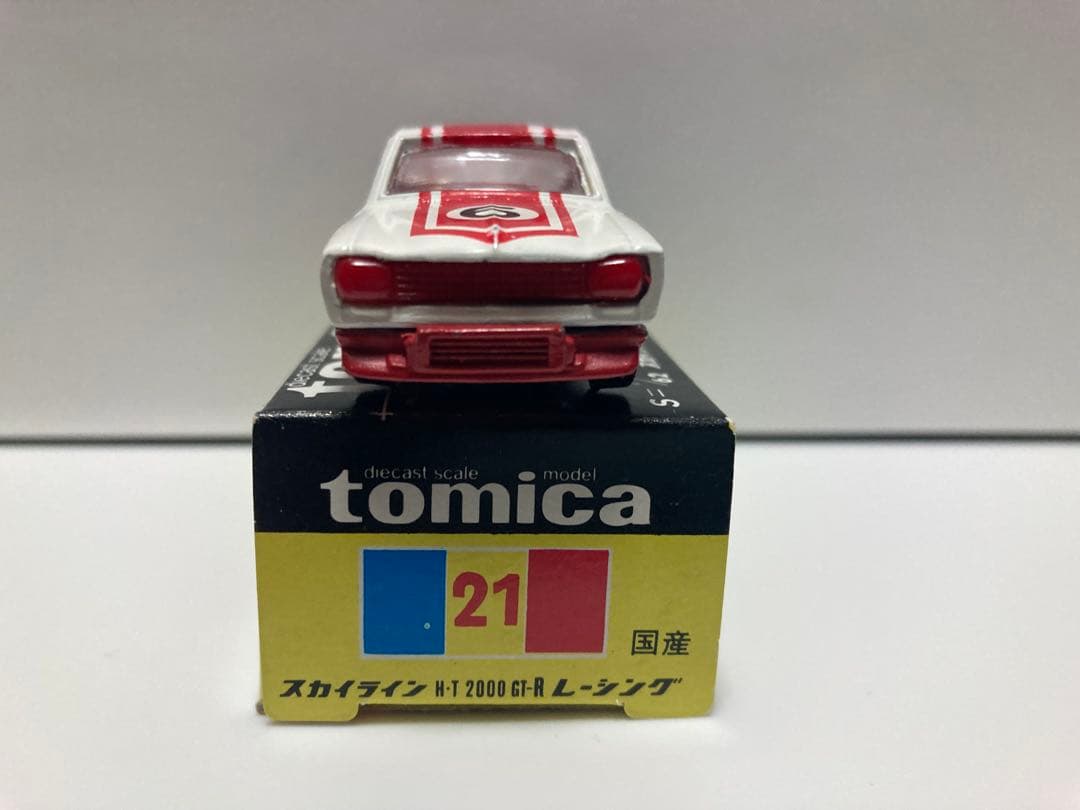 トミカ　日本製　ニッサン　スカイラインレーシング　1Eホイール