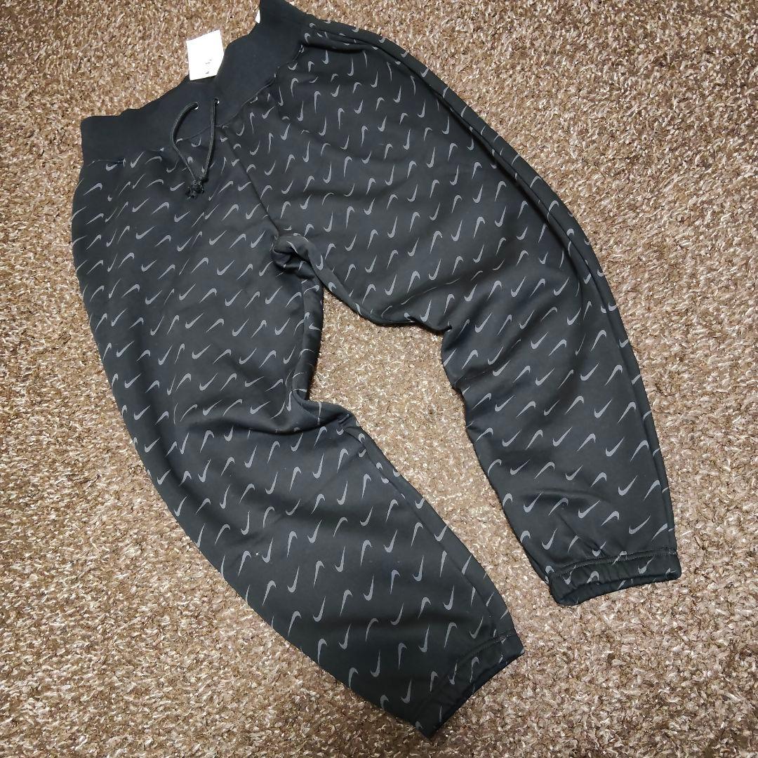 新品 NIKE セットアップ ナイロンパーカー 総柄 フリースパンツ 上下セット